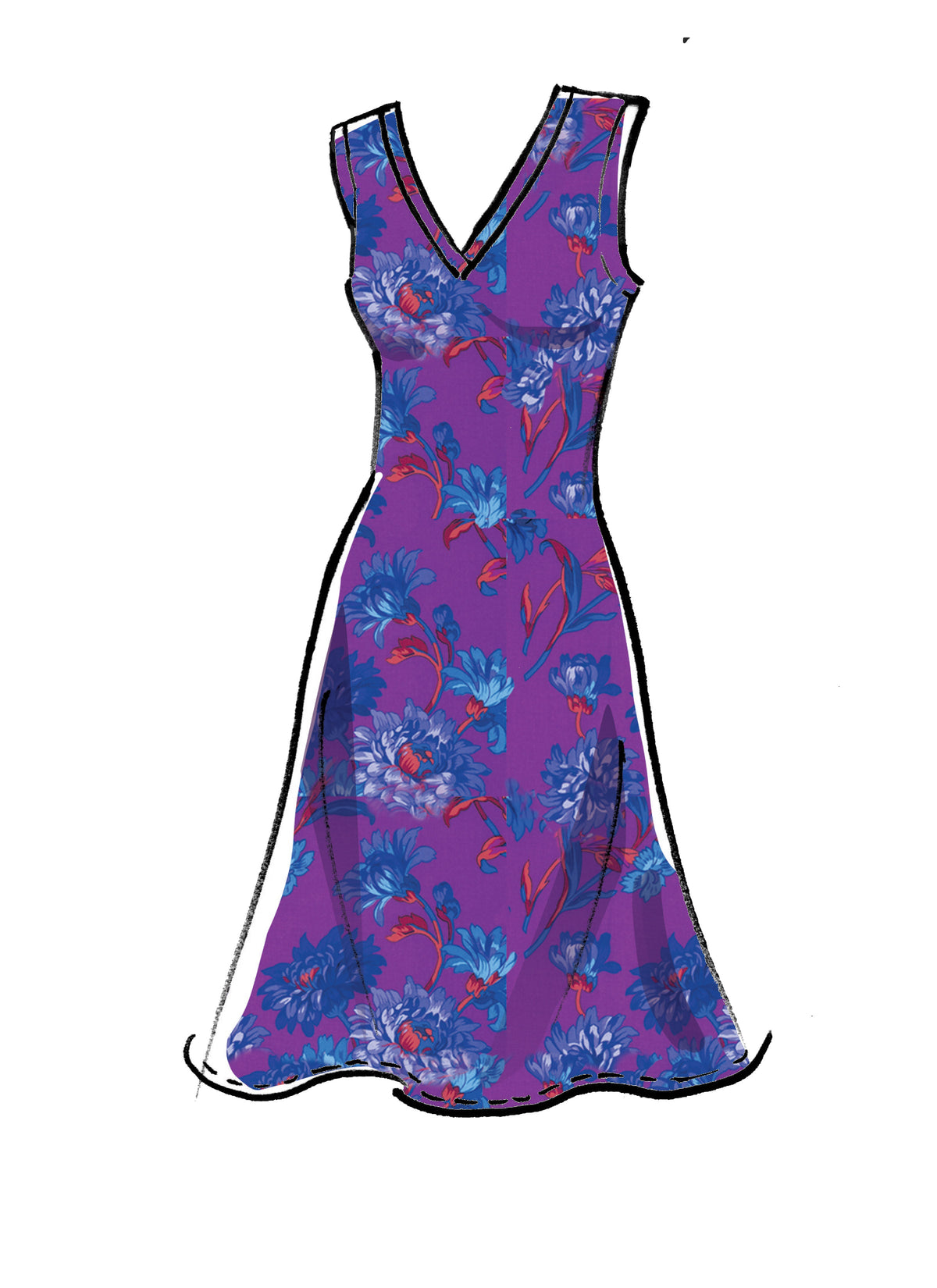 McCall’s Misses Dress Sewing Pattern M8064