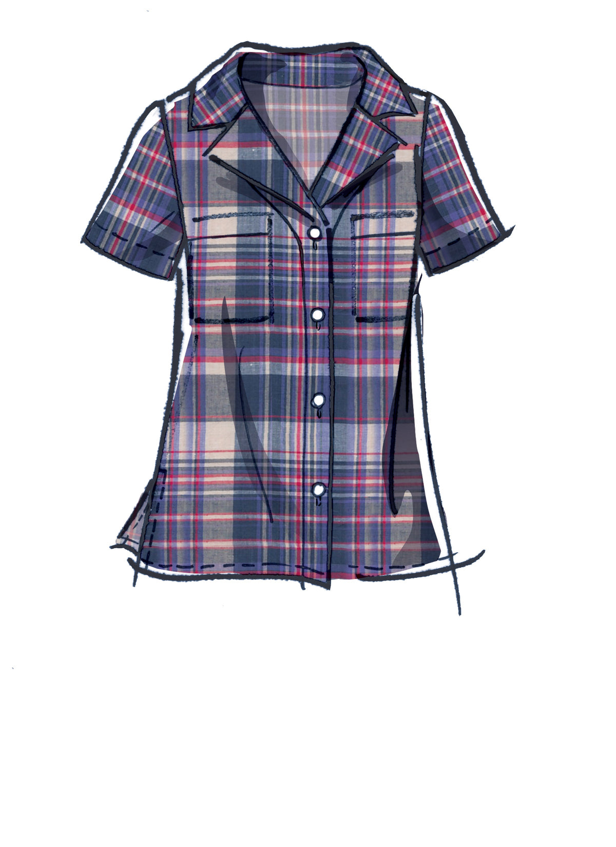 McCall’s Misses Top / Vest Sewing Pattern M8067