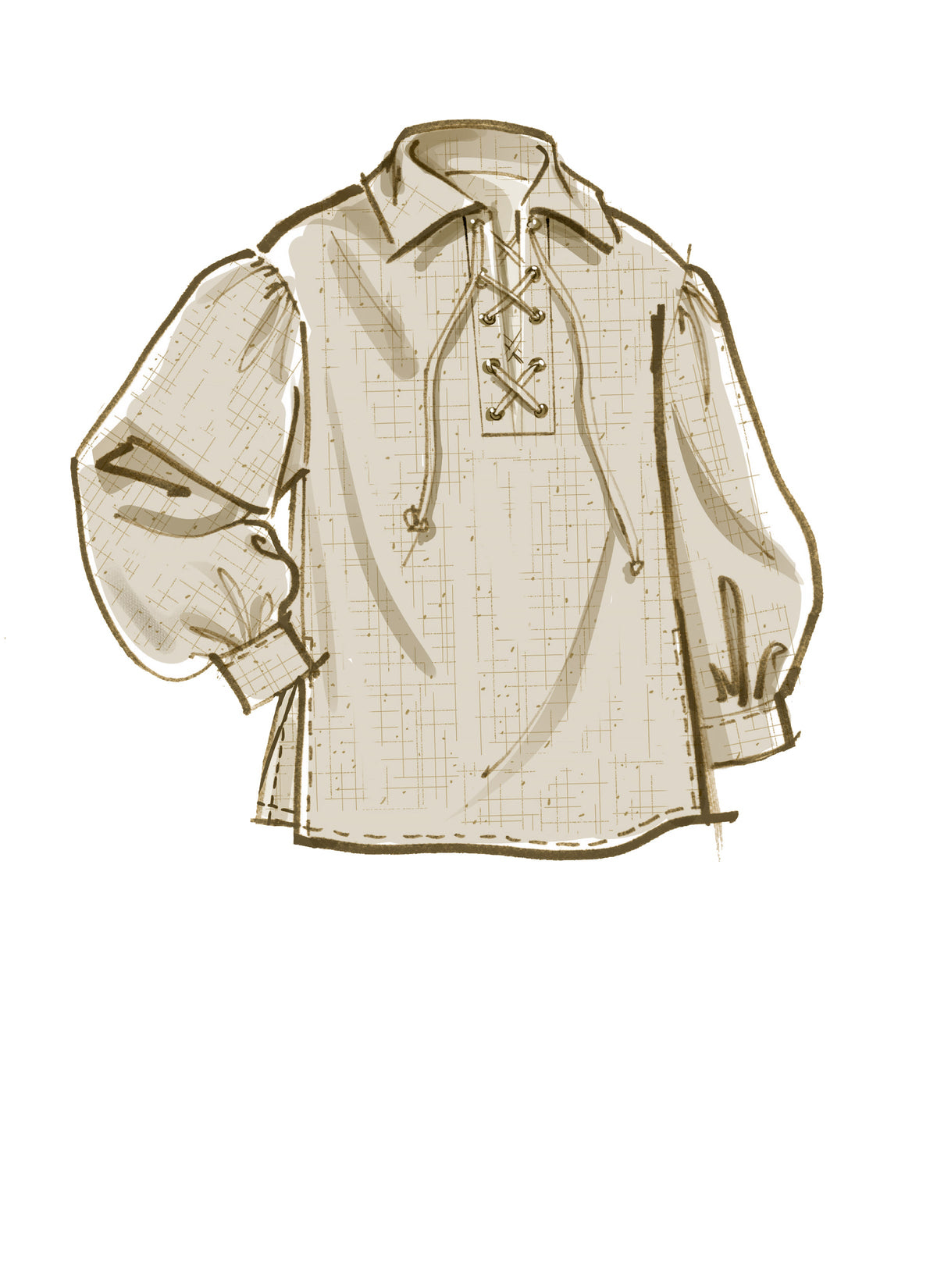 McCall’s Unisex Historical Shirts Sewing Pattern M8131