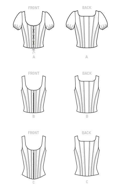 McCall’s Misses Tops Sewing Pattern M8182