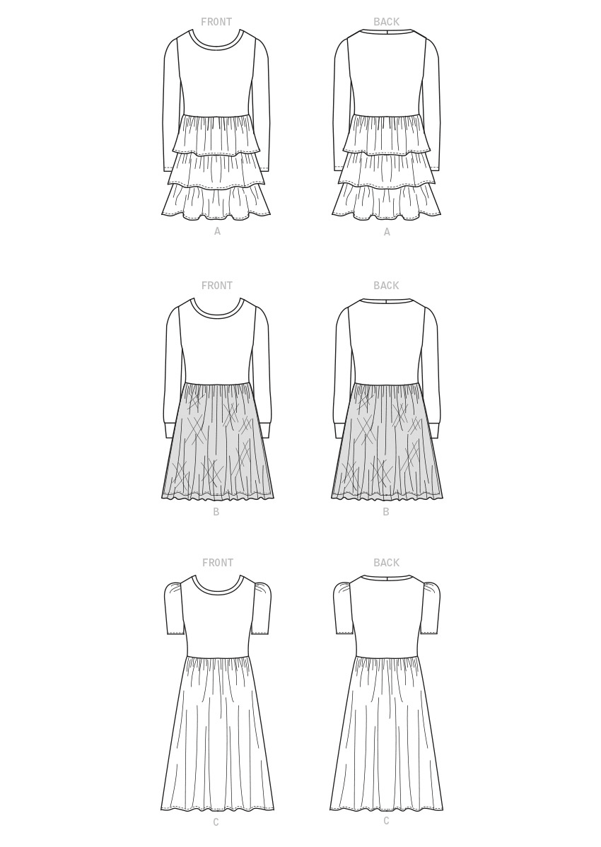 McCall’s Children's And Girls Dresses Sewing Pattern M8251