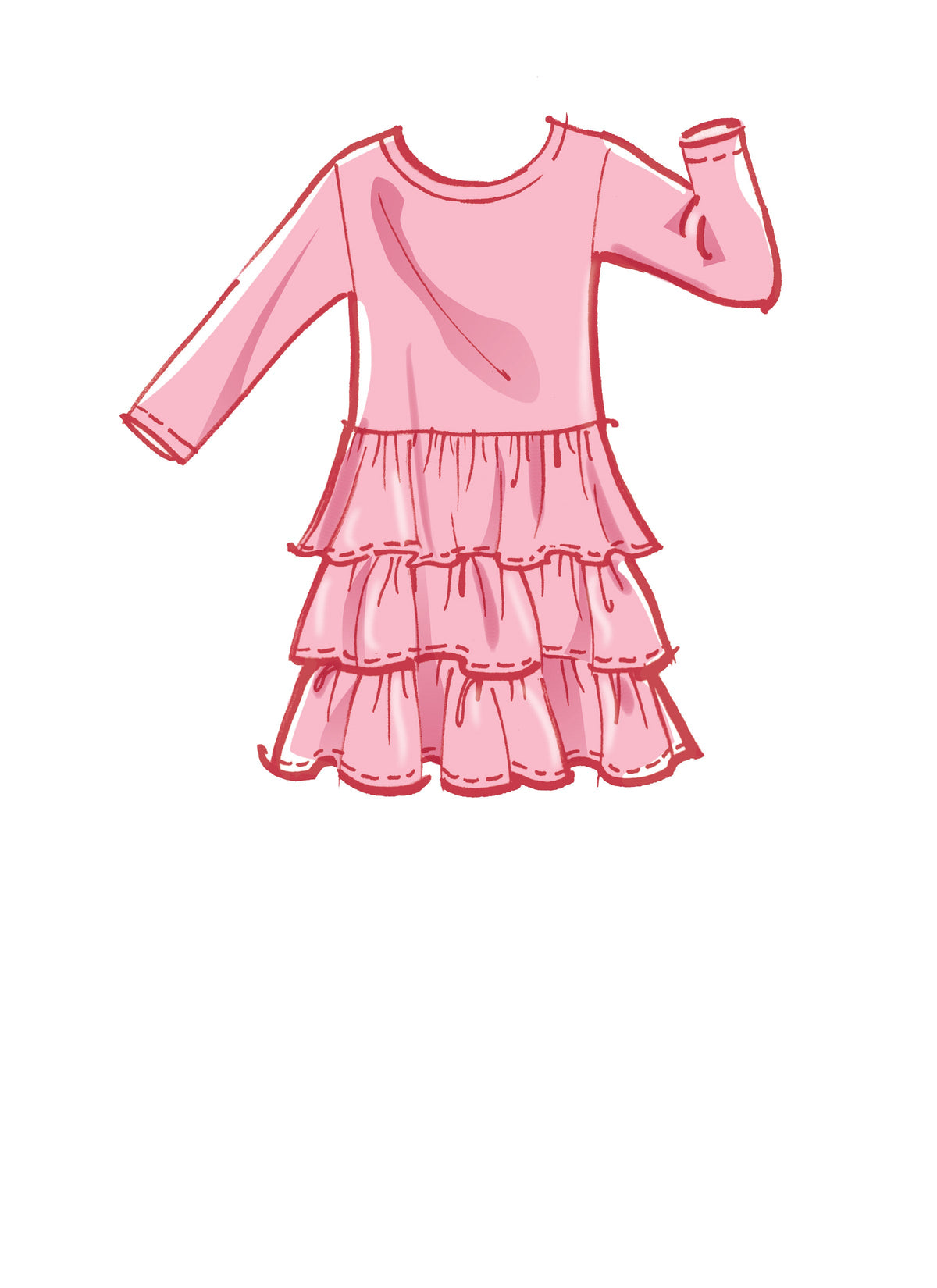 McCall’s Children's And Girls Dresses Sewing Pattern M8251