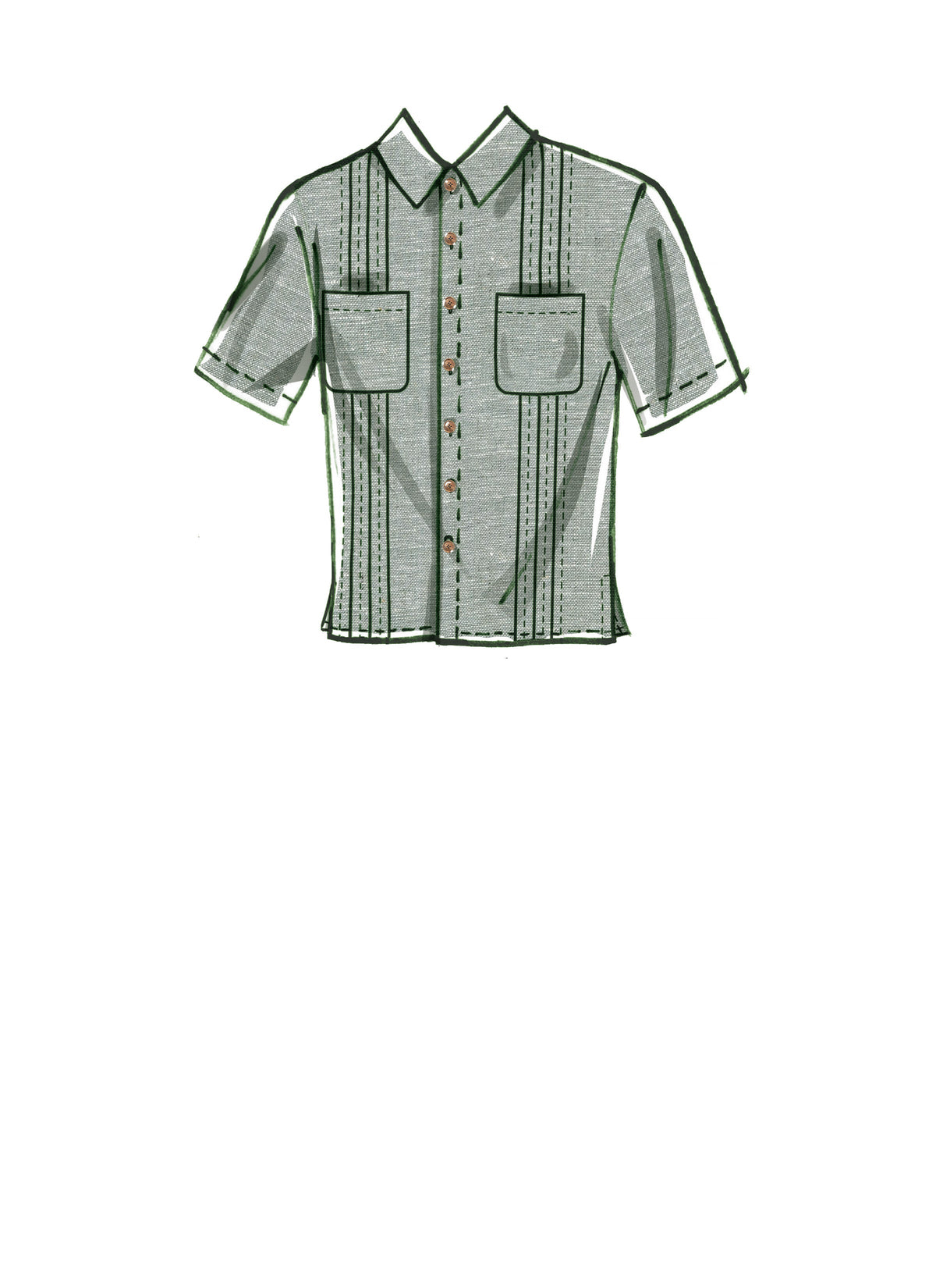 McCall’s Unisex Shirts & Hat Sewing Pattern M8263
