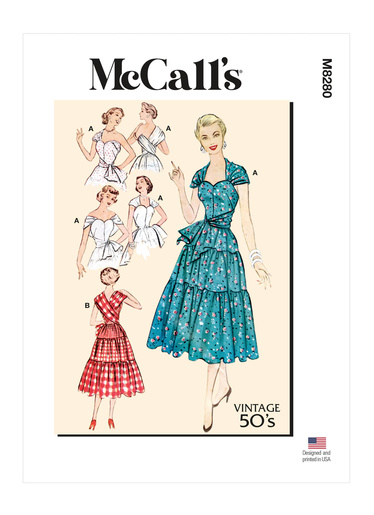 McCall’s Misses Dresses Sewing Pattern M8280