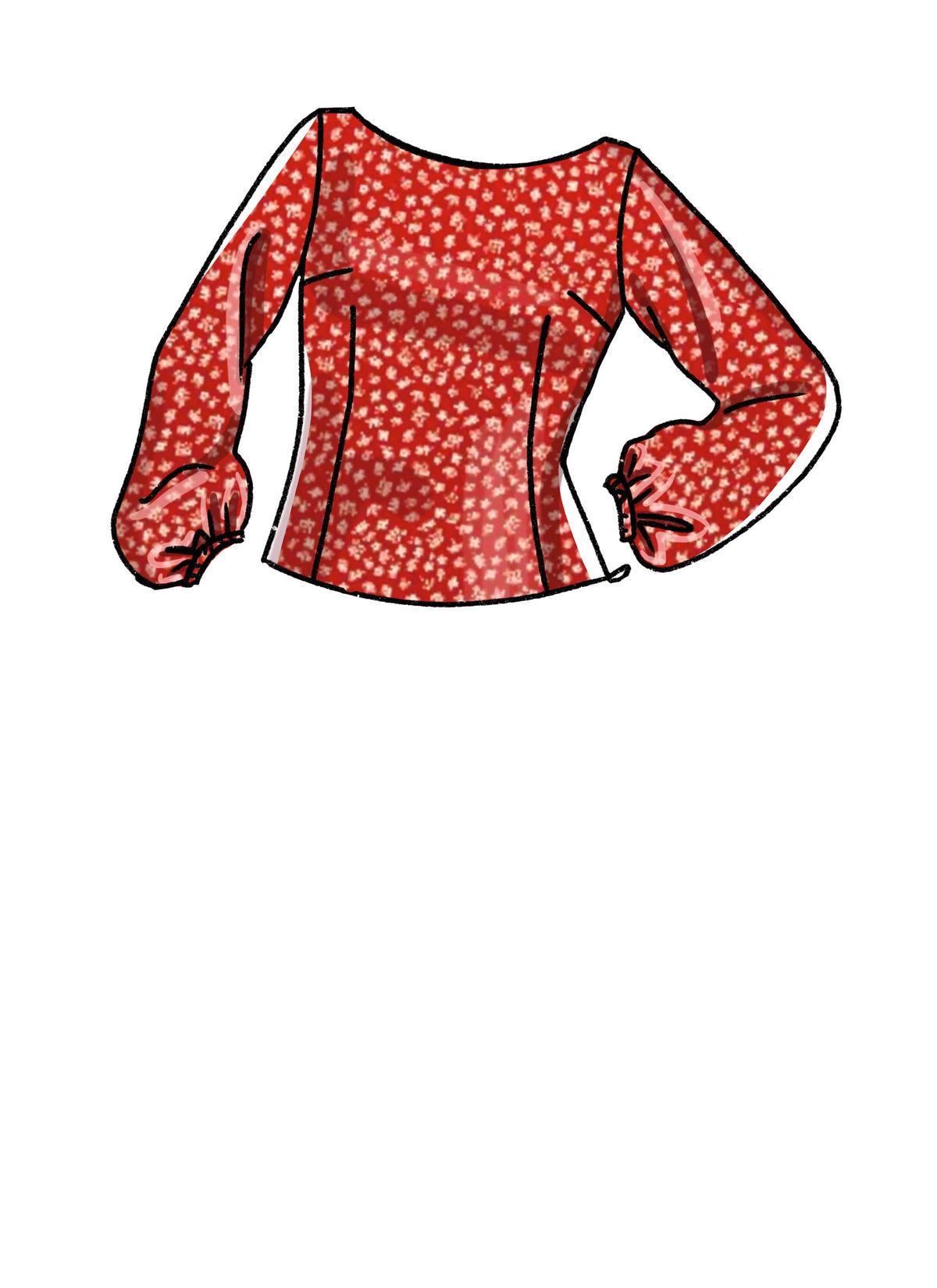 McCall’s Misses Tops Sewing Pattern M8287