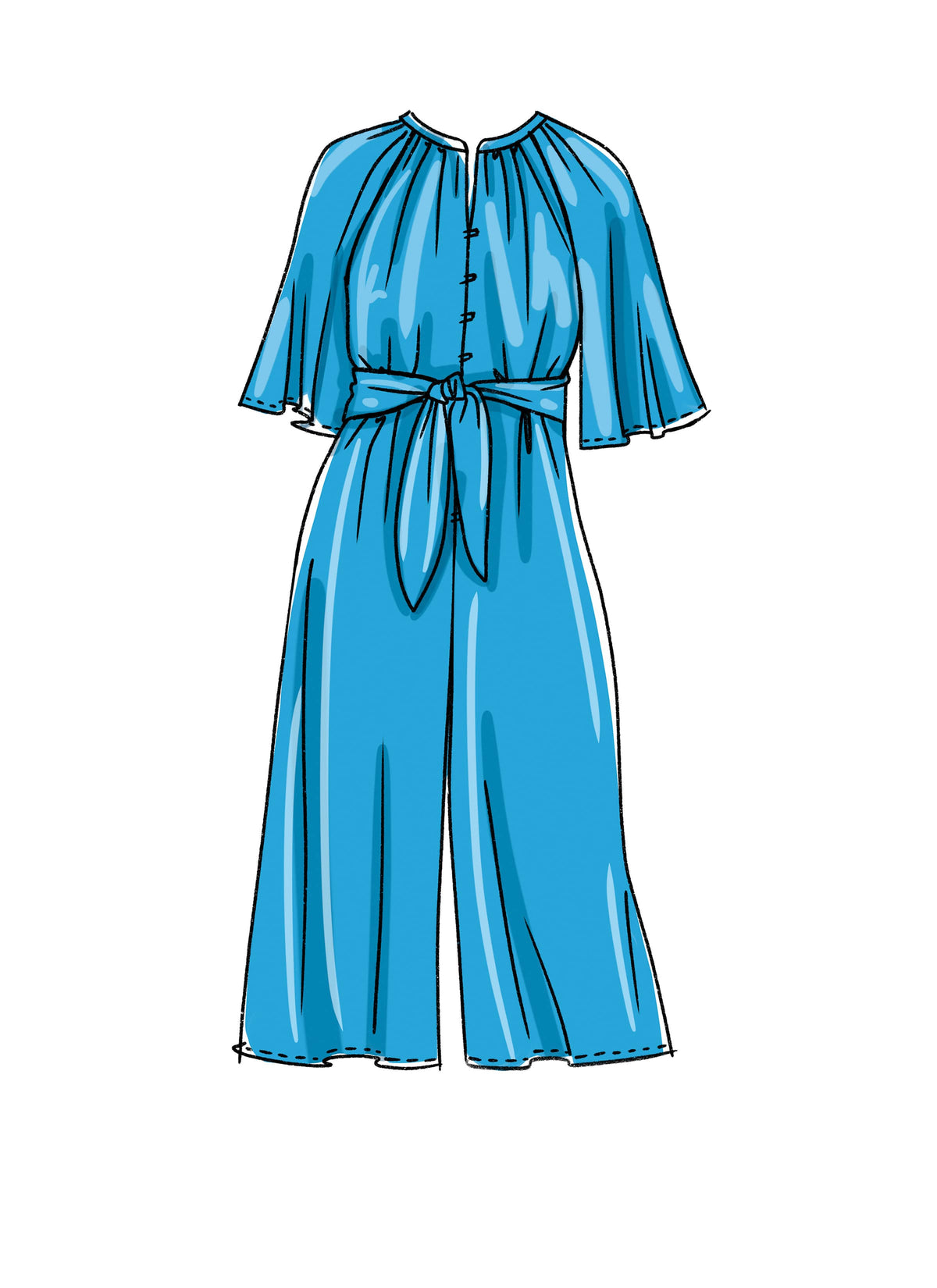 McCall’s Misses And Women's Romper, Jumpsuits And Sash Sewing Pattern M8288