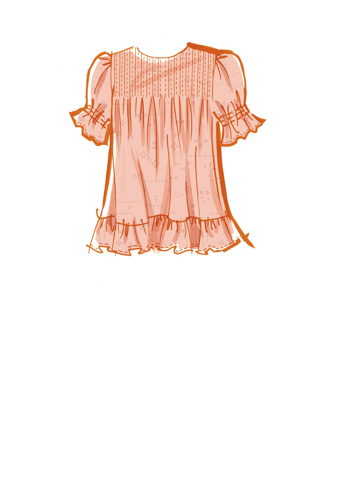 McCall’s Misses Tops Sewing Pattern M8325