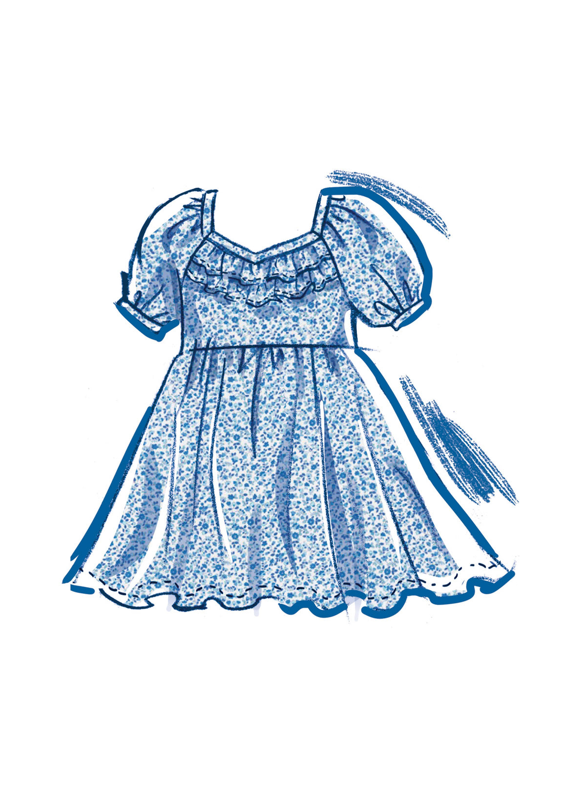 McCall’s Toddlers Dresses Sewing Pattern M8372