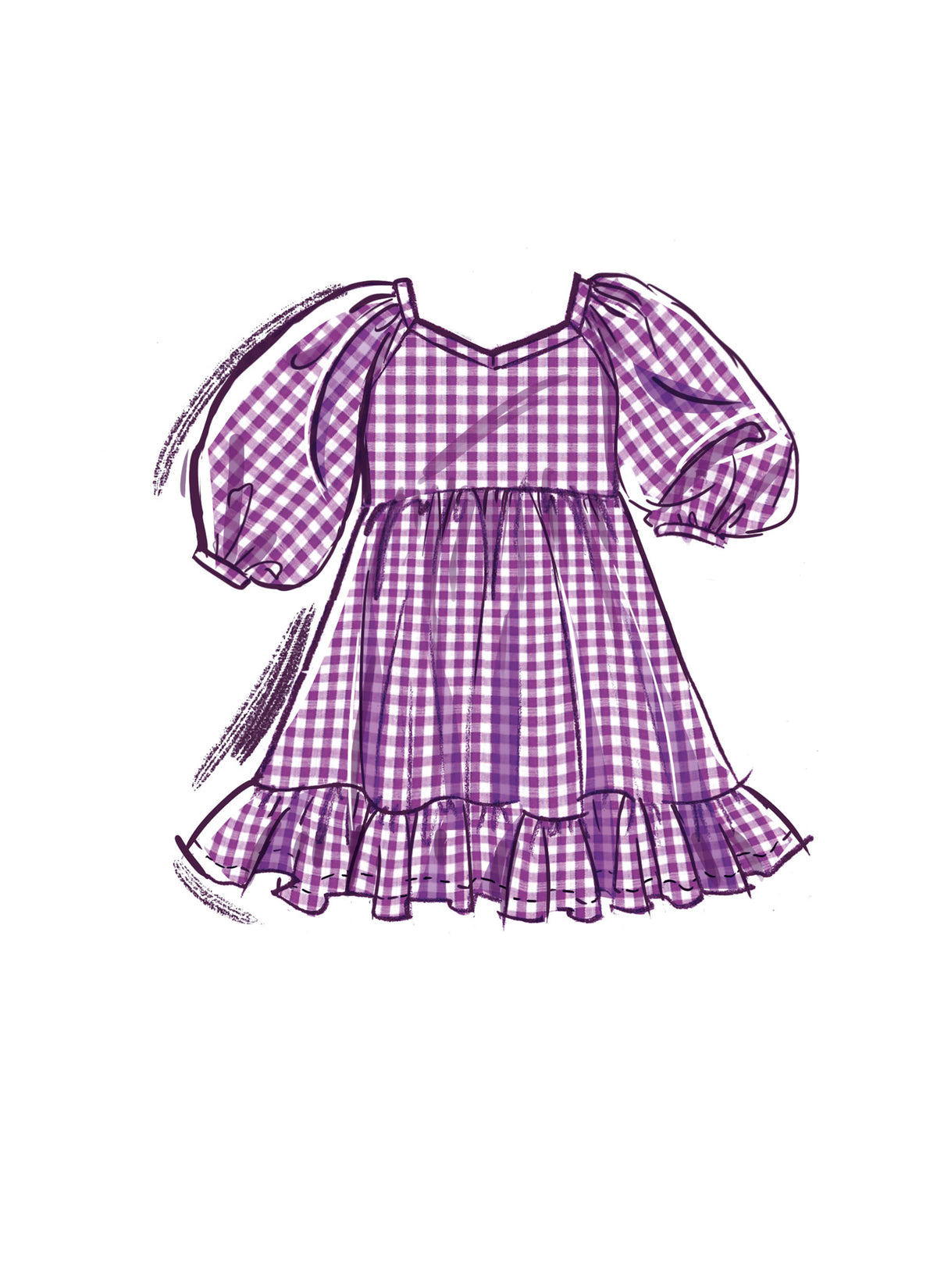McCall’s Toddlers Dresses Sewing Pattern M8372