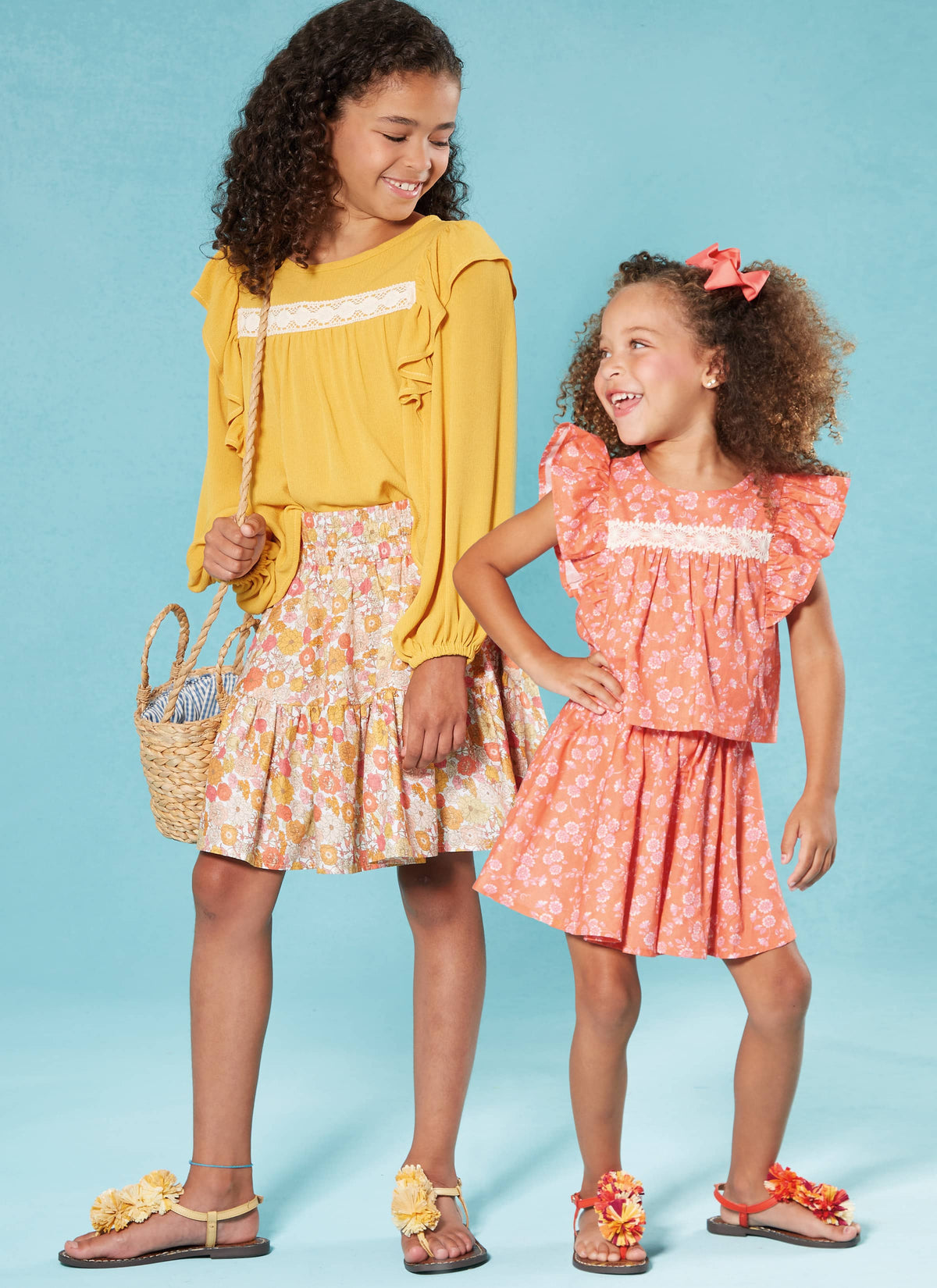 McCall’s Children's And Girls Top And Skirt Sewing Pattern M8373