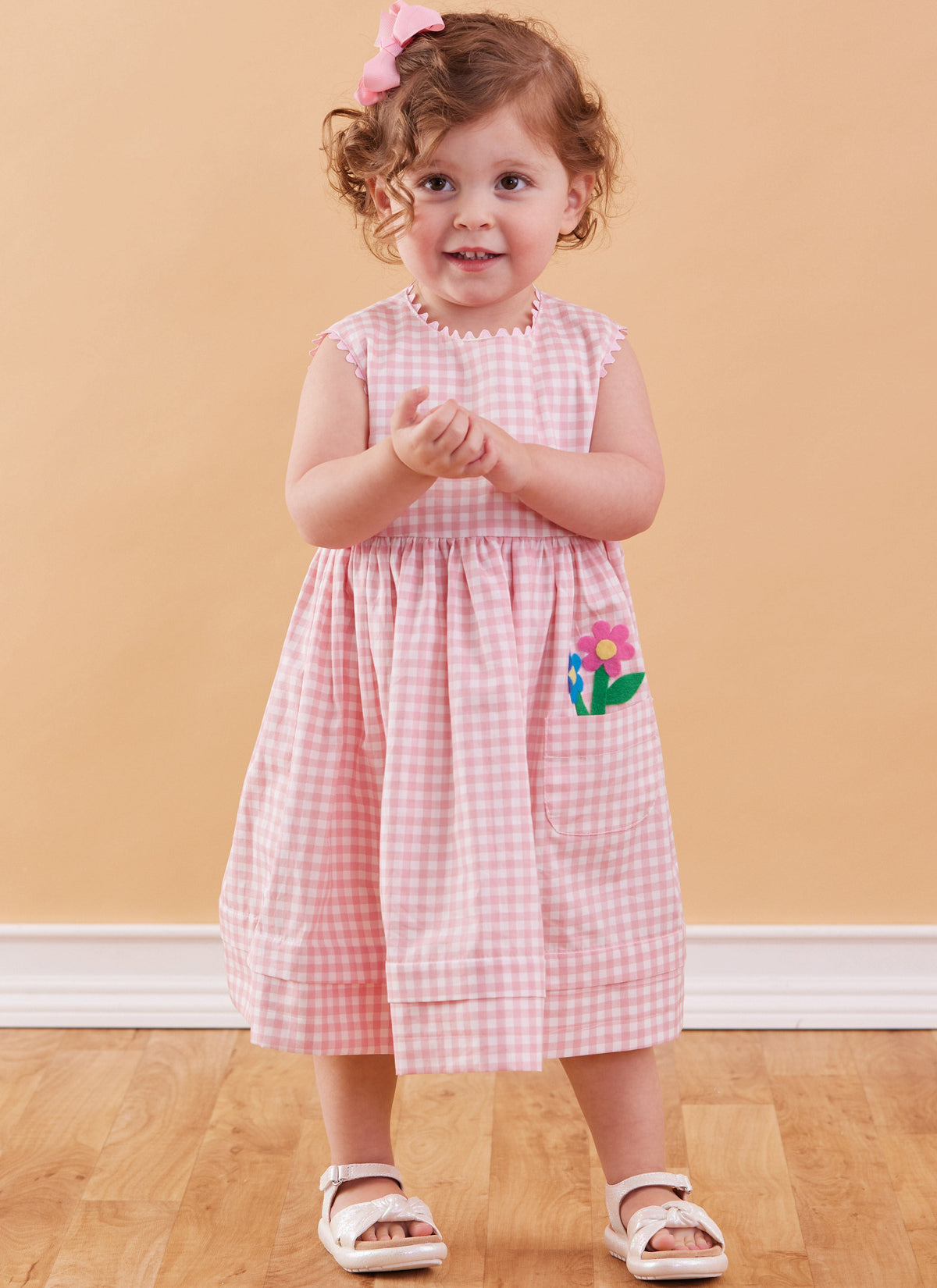 McCall’s Toddlers Romper In Two Lengths, Dresses, Jacket And Shirt Sewing Pattern M8416