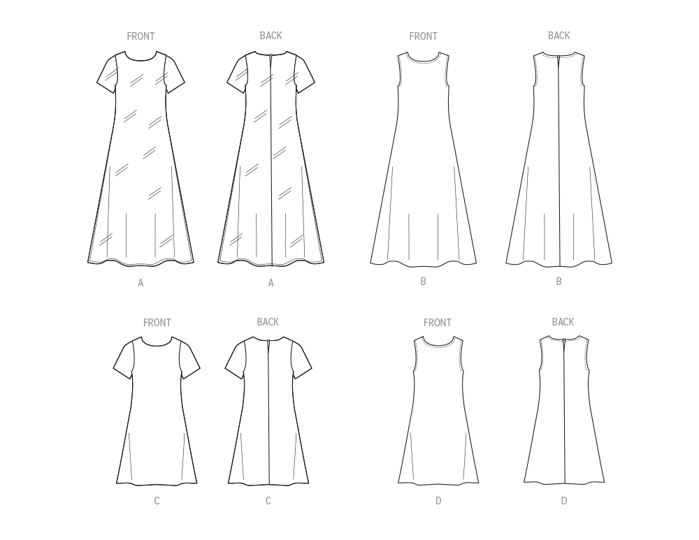 McCall’s Girls Dress In Two Lengths Sewing Pattern M8418