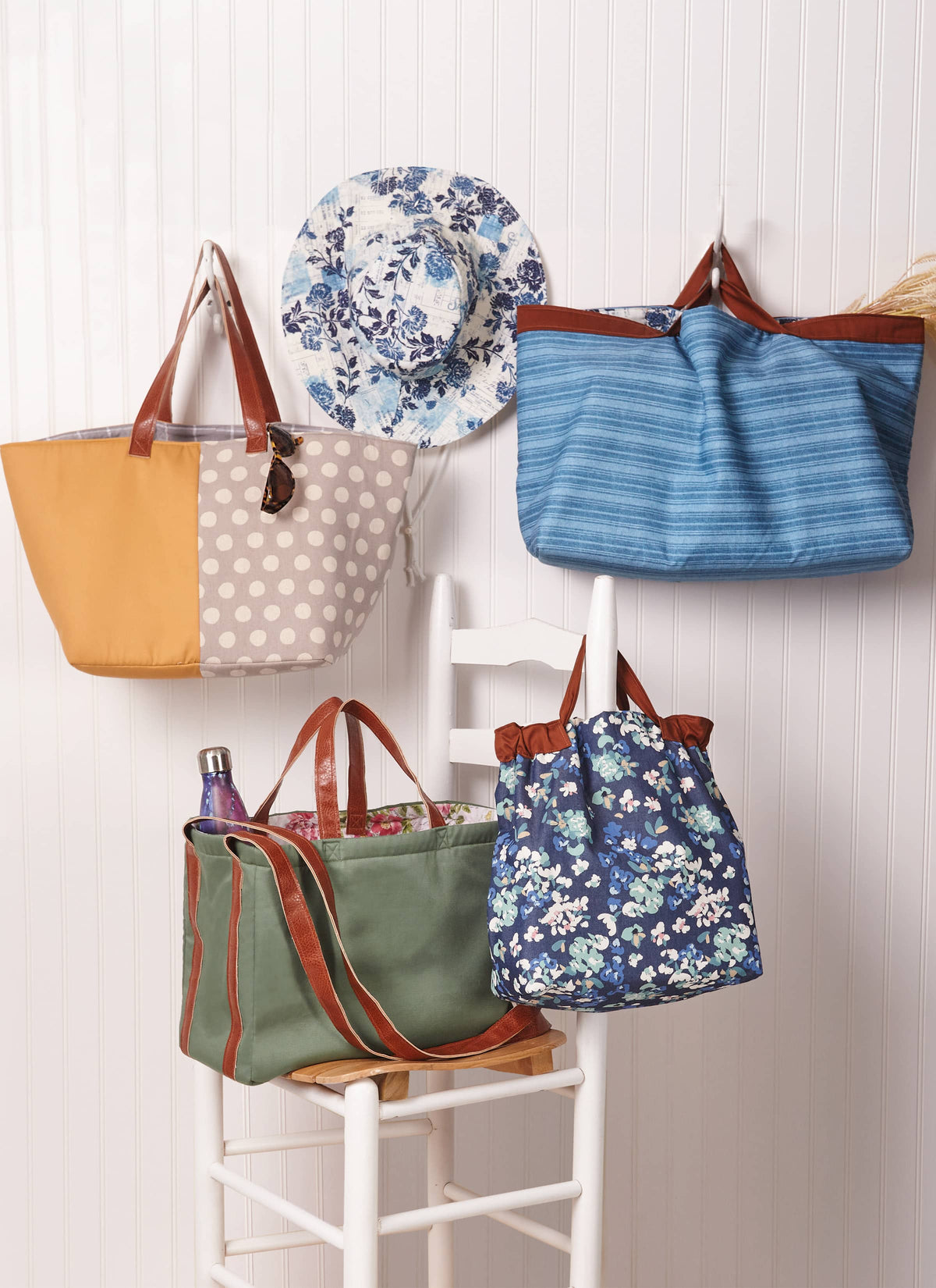 McCall’s Tote Bags And Hat Sewing Pattern M8419