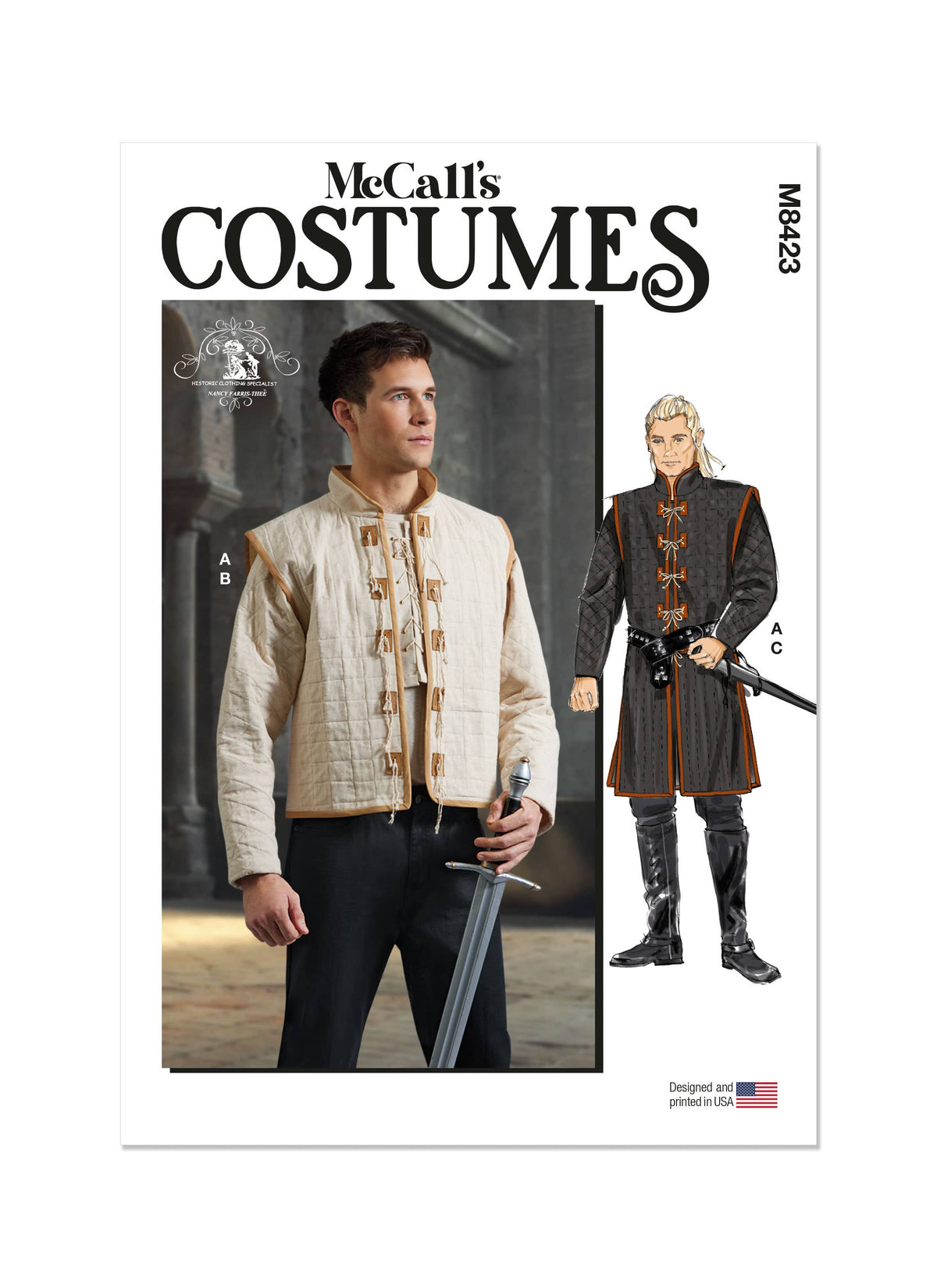 McCall’s Men's Costume Sewing Pattern M8423