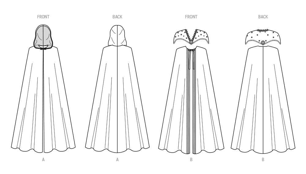 McCall’s Misses Cape Costume Sewing Pattern M8428