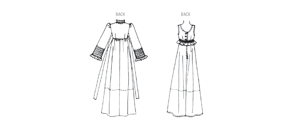 McCall’s Misses Robe And Nightgown Sewing Pattern M8430