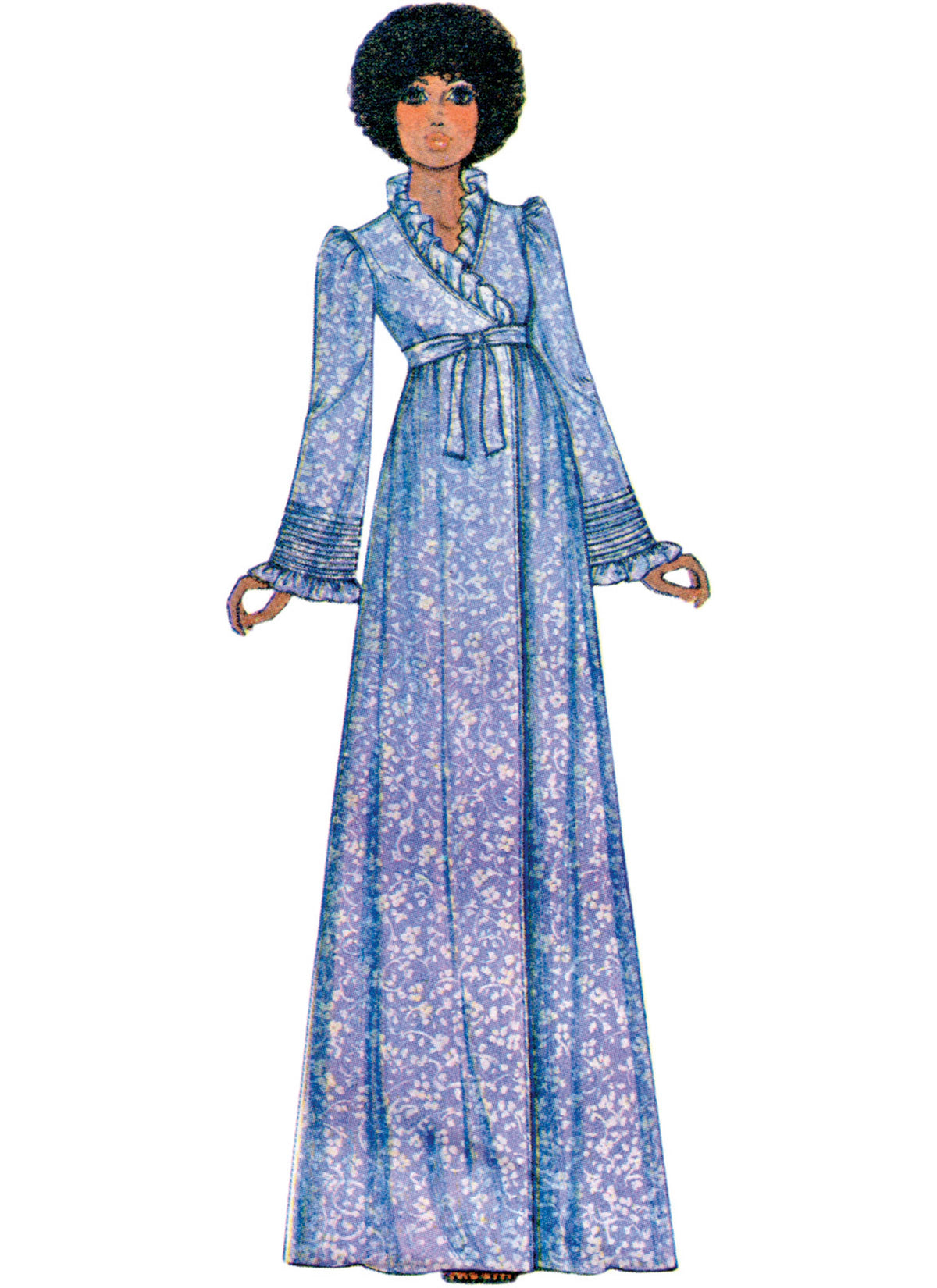McCall’s Misses Robe And Nightgown Sewing Pattern M8430