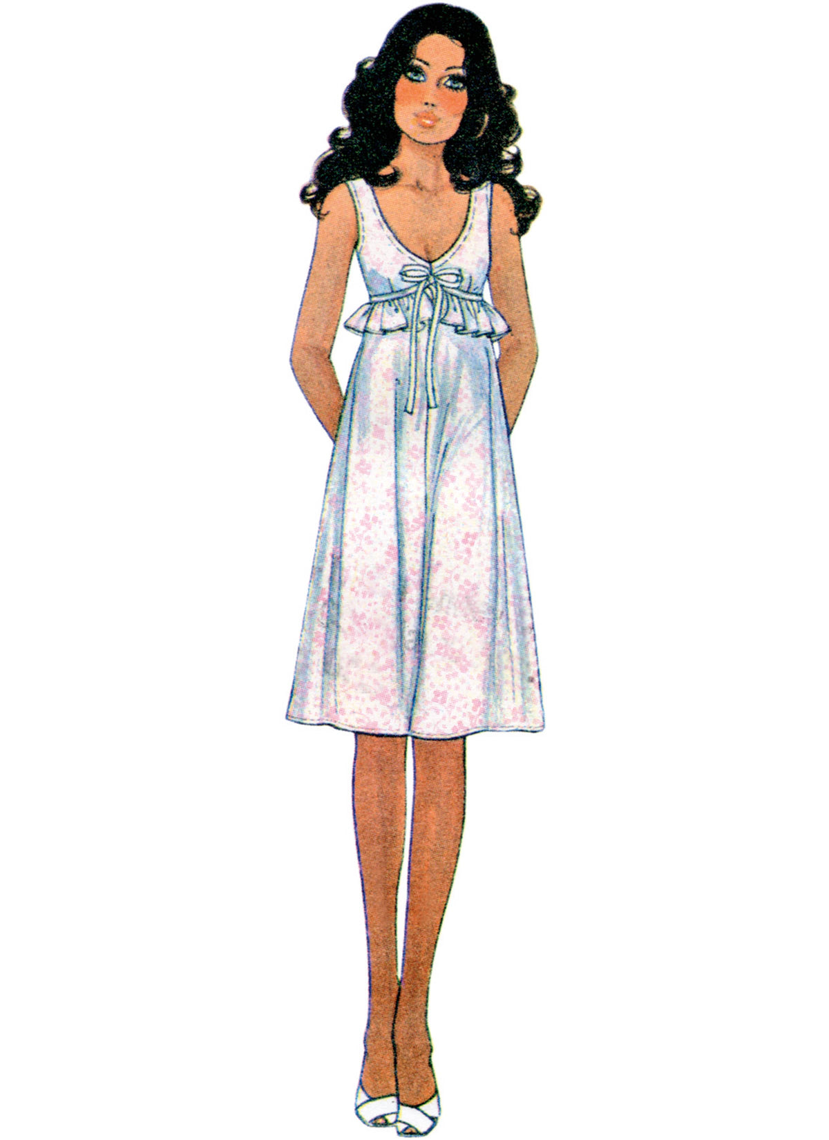 McCall’s Misses Robe And Nightgown Sewing Pattern M8430
