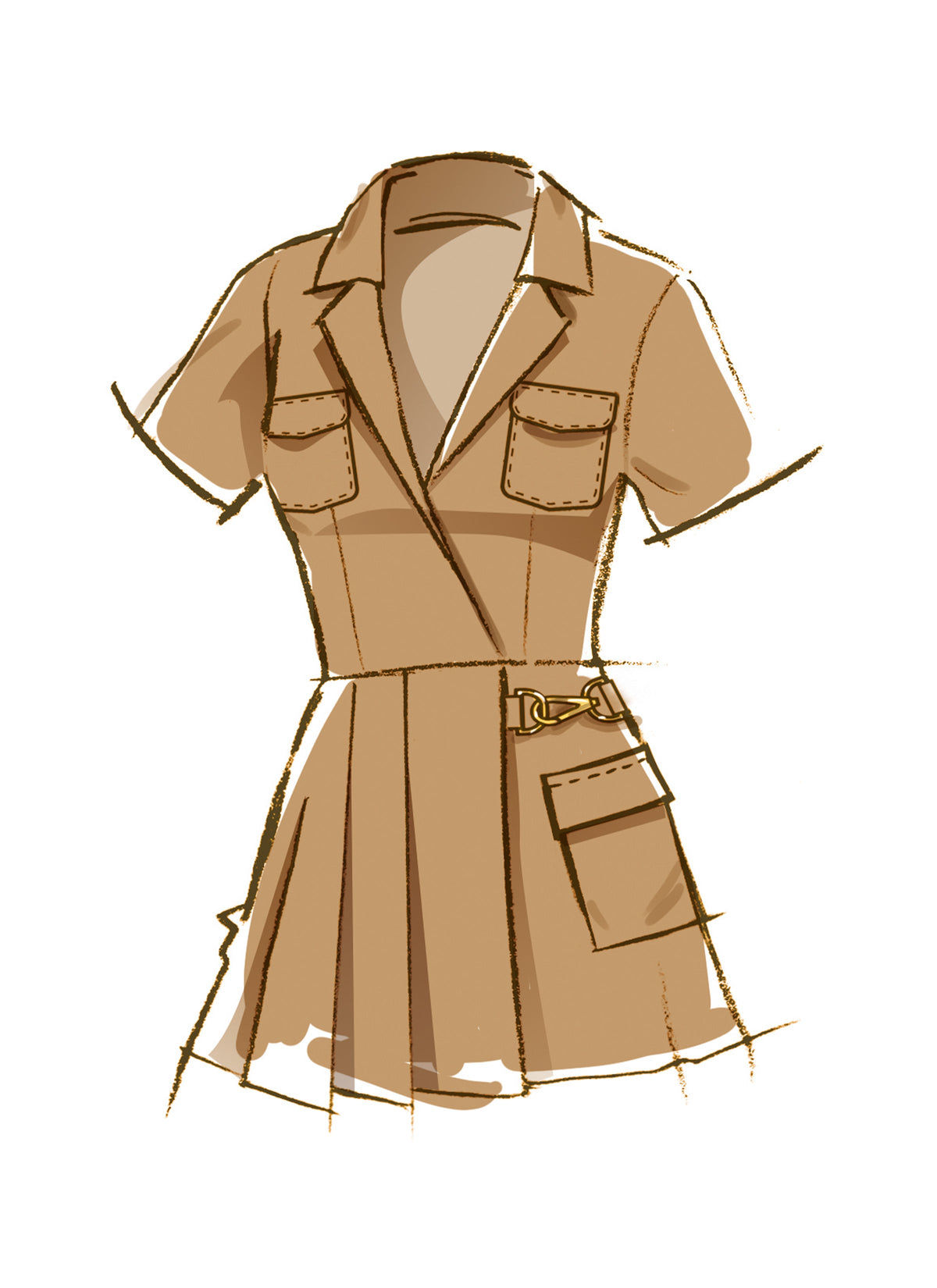 McCall’s Misses Romper Sewing Pattern M8454