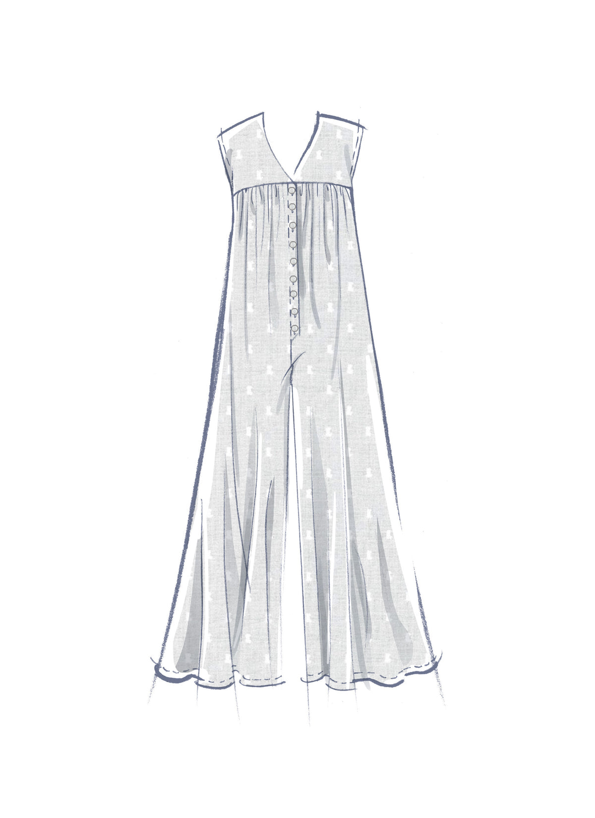 McCall’s Misses Loose Fit Jumpsuit And Sash Sewing Pattern M8457