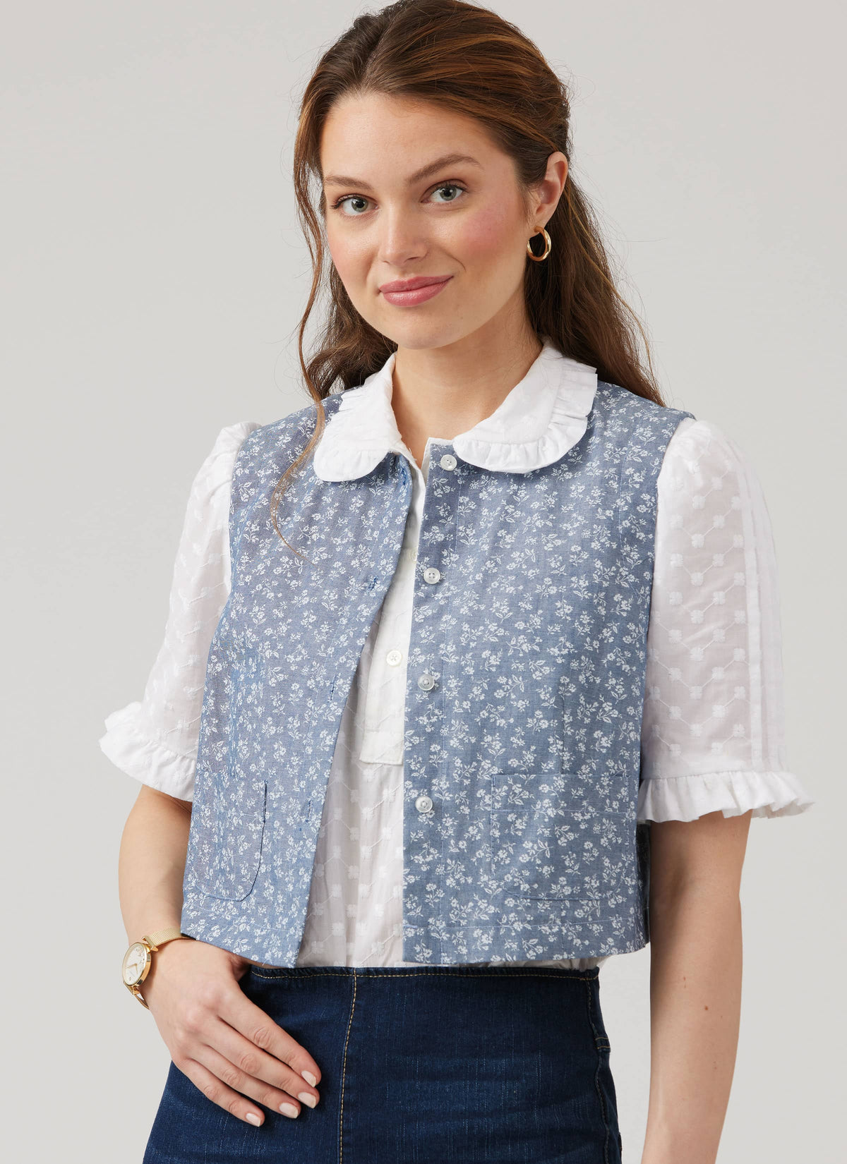 McCall’s Misses Blouse, Vest, Skirt And Petticoat Sewing Pattern M8463
