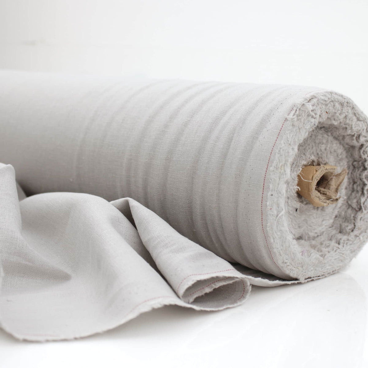 Madras Plain Cotton Linen - Light Grey