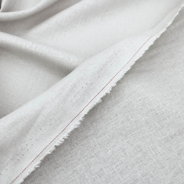 Madras Plain Cotton Linen - Light Grey
