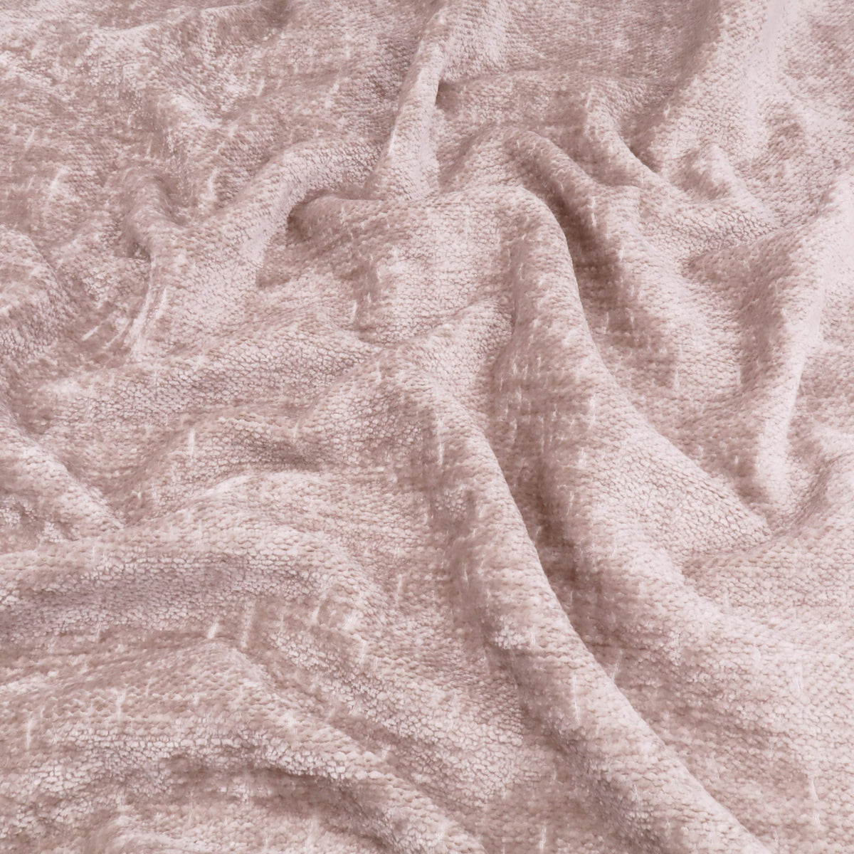 Marseille Thick Chenille Plain Textured Sofa Curtain Upholstery Fabric - Timberworlf