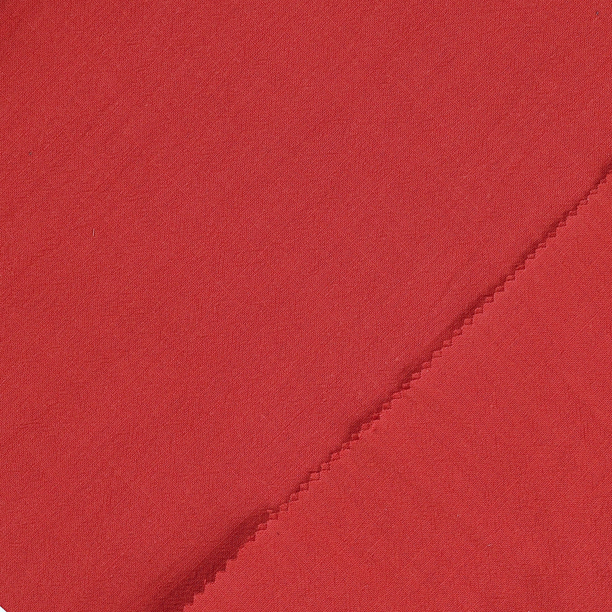 Melody Stonewashed Cotton Dressmaking Fabric - Wet Coral