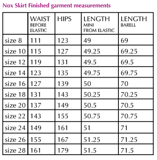 Nox Skirt Sewing Pattern Size 8-28 - By Sew Different