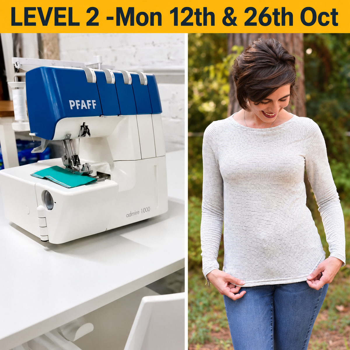 Master Your Overlocker Sewing Workshop: Sew a T-Shirt