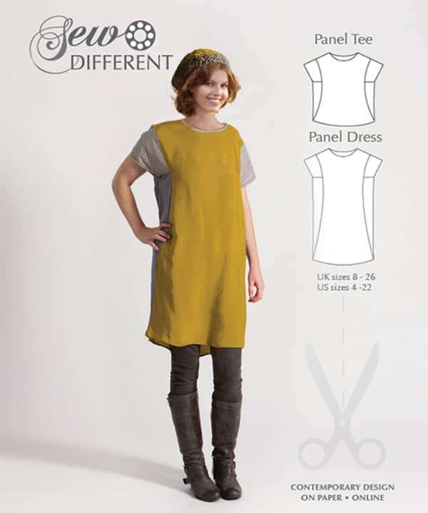 Panel Tee/ Panel Dress Fabric Sewing Pattern - By Sew Different