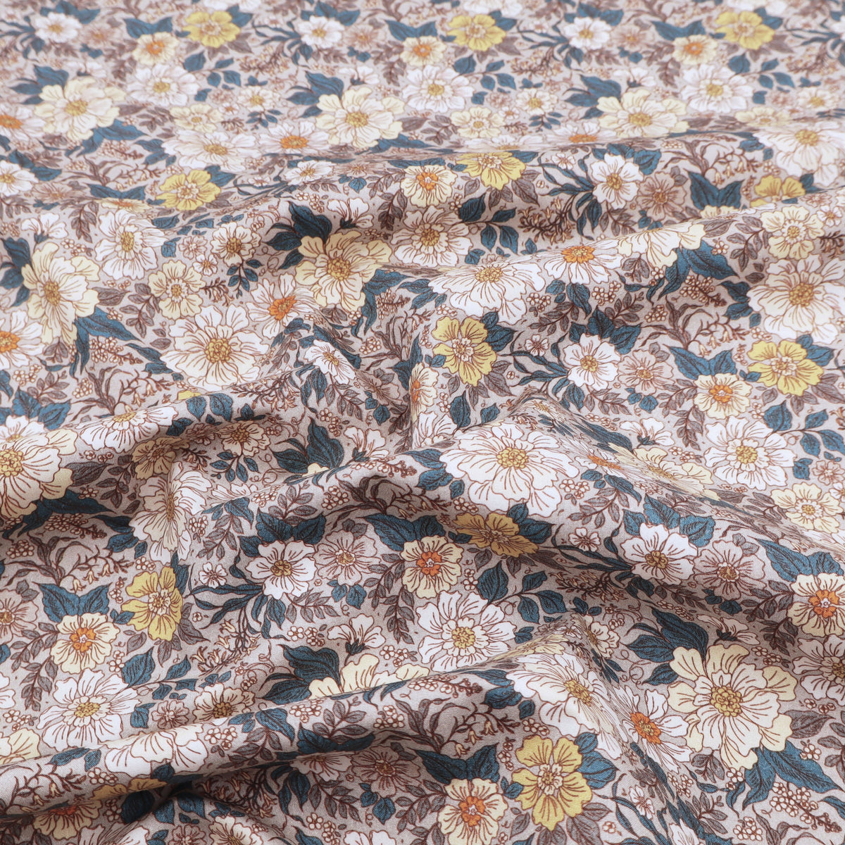 Percale 100% Cotton Quilting Dressmaking Craft Fabric - Poplar