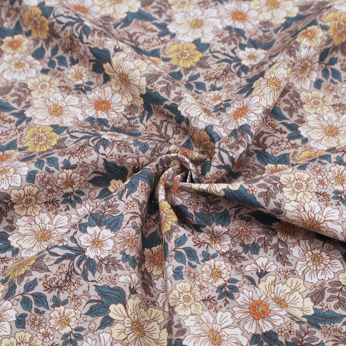 Percale 100% Cotton Quilting Dressmaking Craft Fabric - Poplar