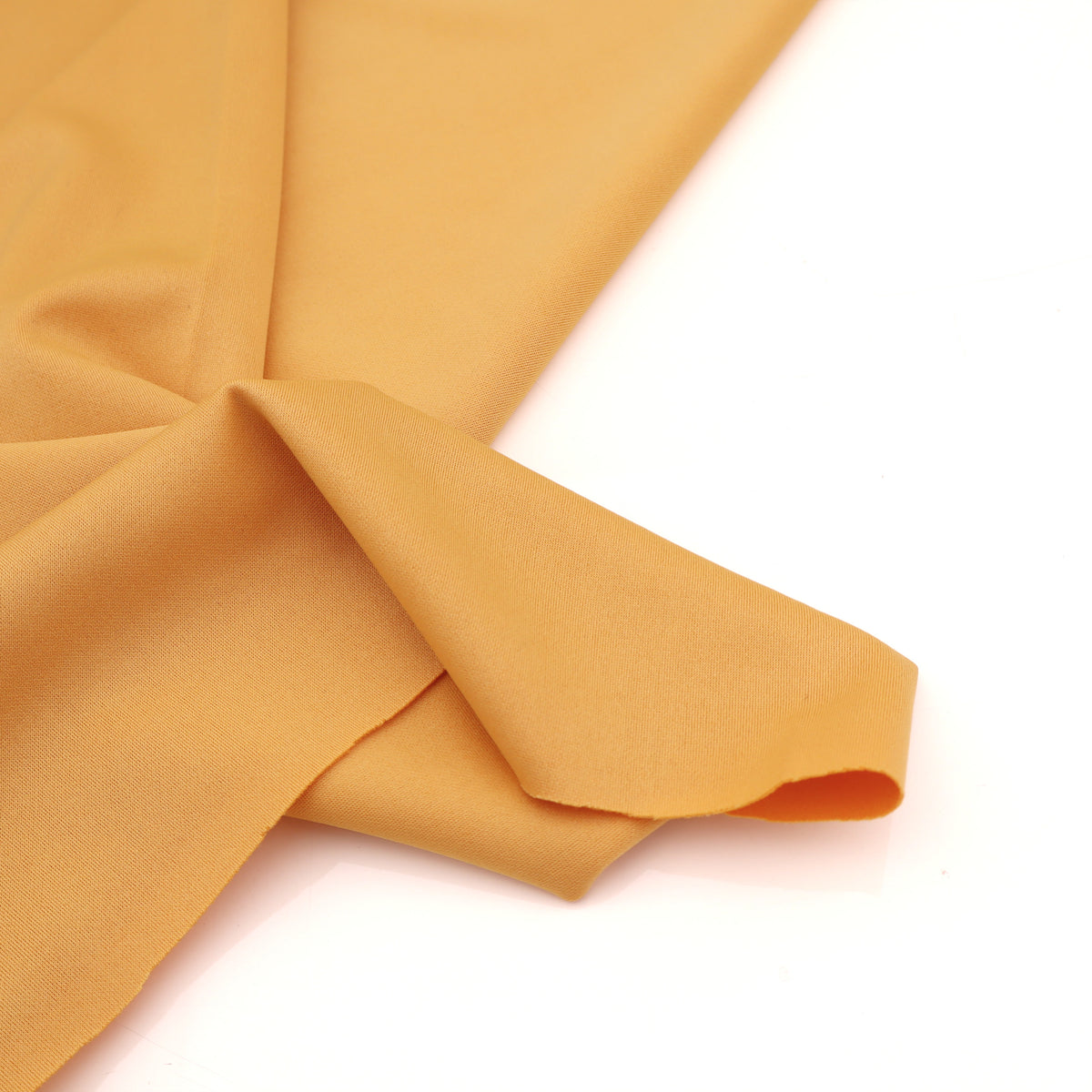 Pippa Scuba Double Knitted Stretch Jersey Fabric - Mustard