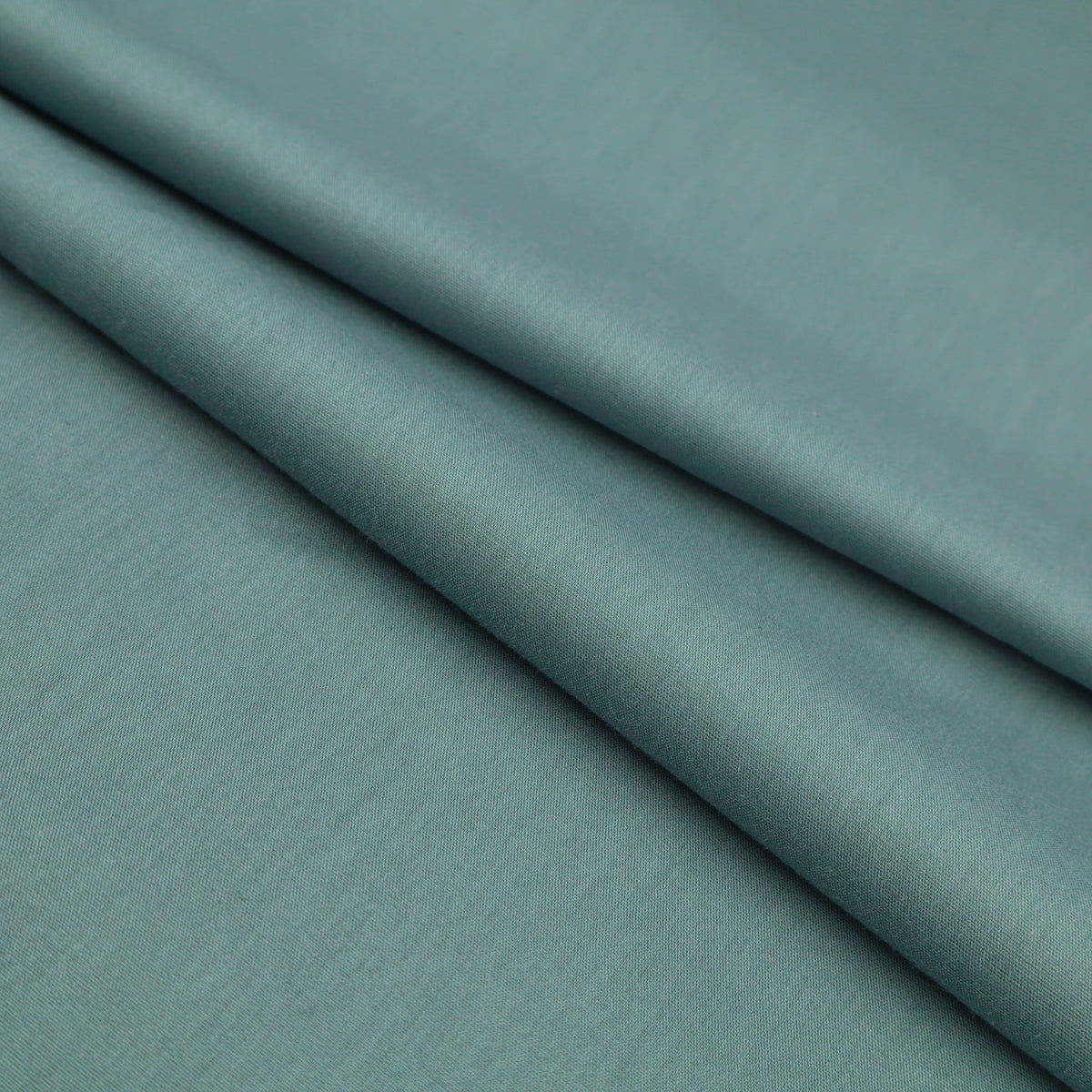 Plain Cotton Viscose Dressmaking Fabric - Petrol