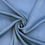 French Plain Silk Velvet Satin - Duchess Blue