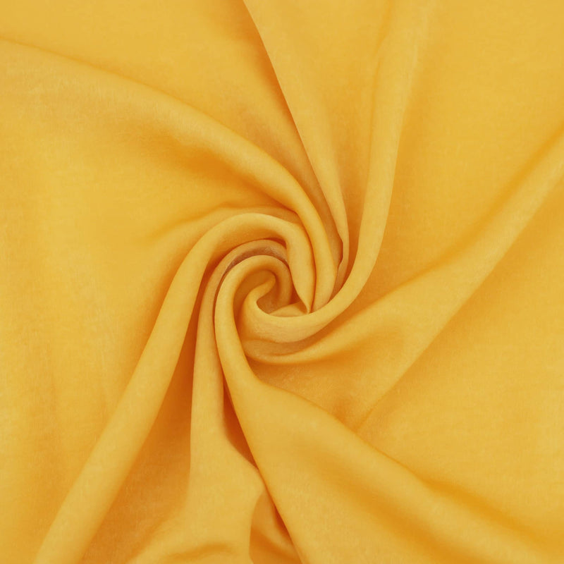 French Plain Silk Velvet Satin - Gold