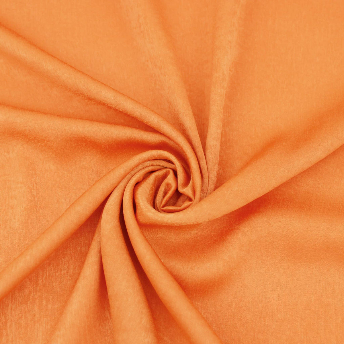 French Plain Silk Velvet Satin - Terracotta