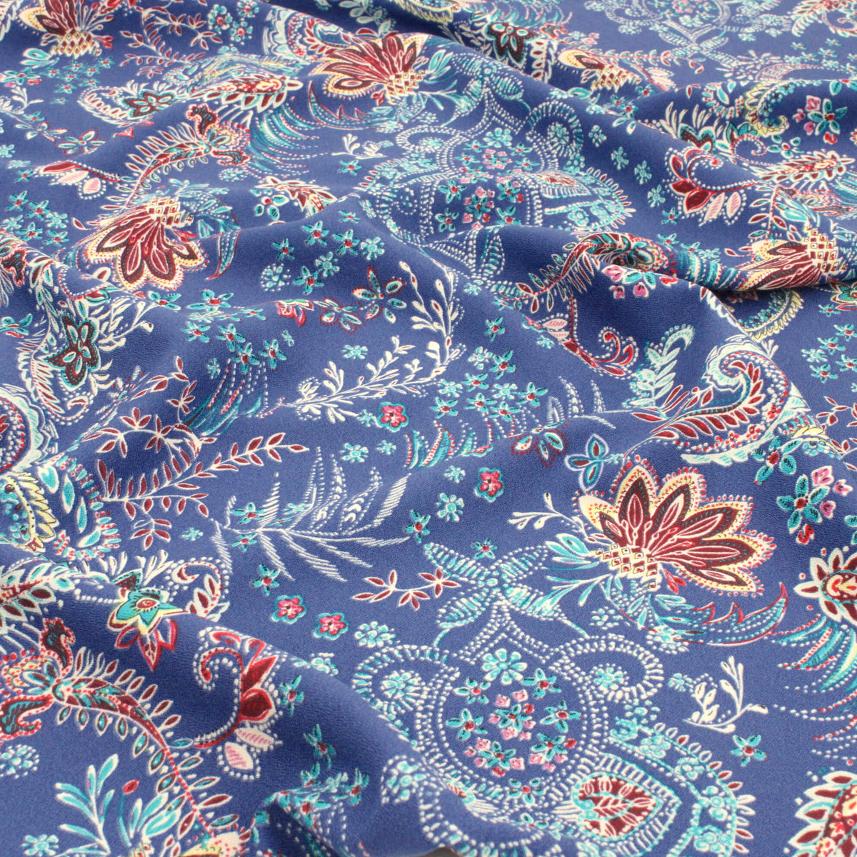 Intricate Denim Flowers