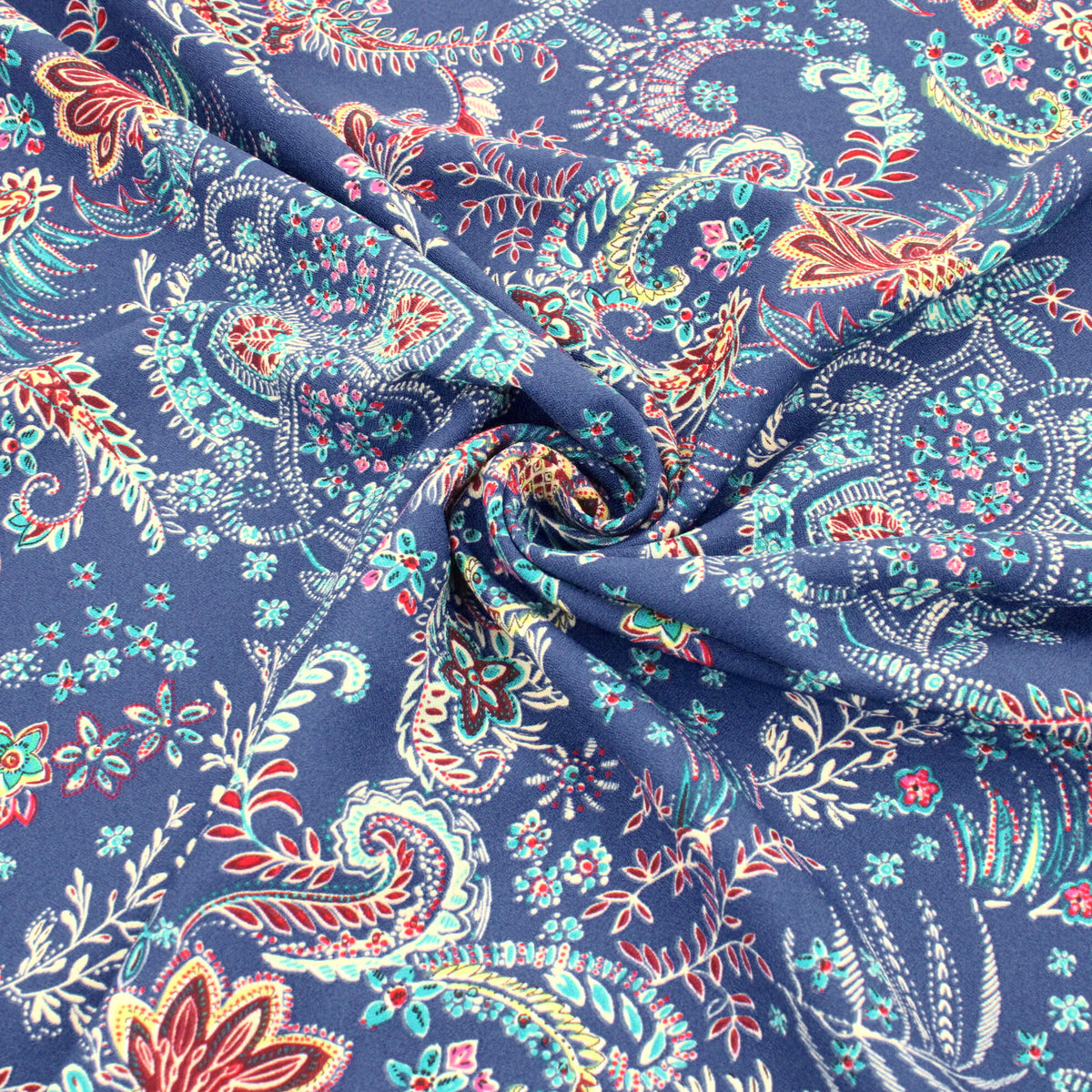 Intricate Denim Flowers