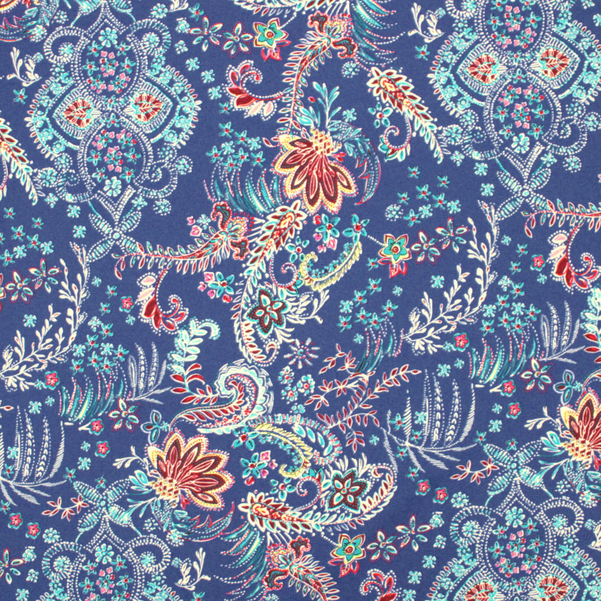 Intricate Denim Flowers