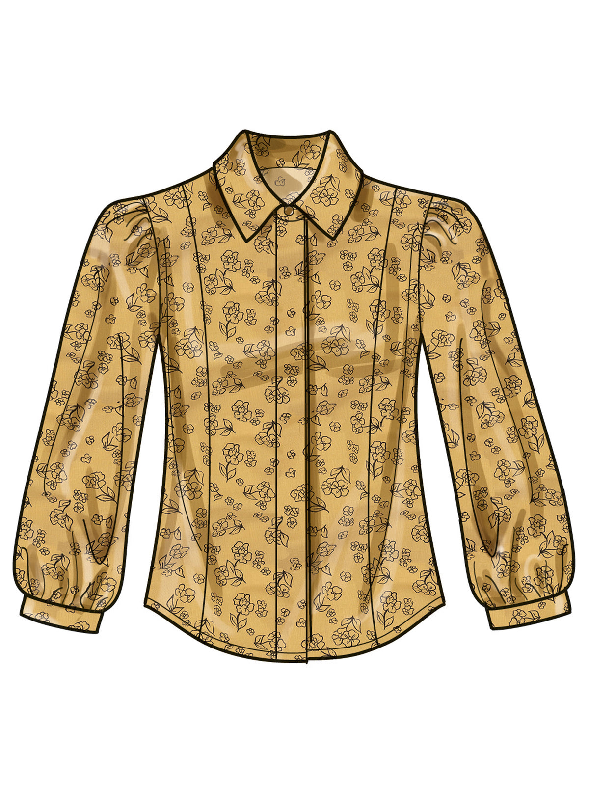 Simplicity Misses & Women's Blouses Sewing Pattern Guide S3002