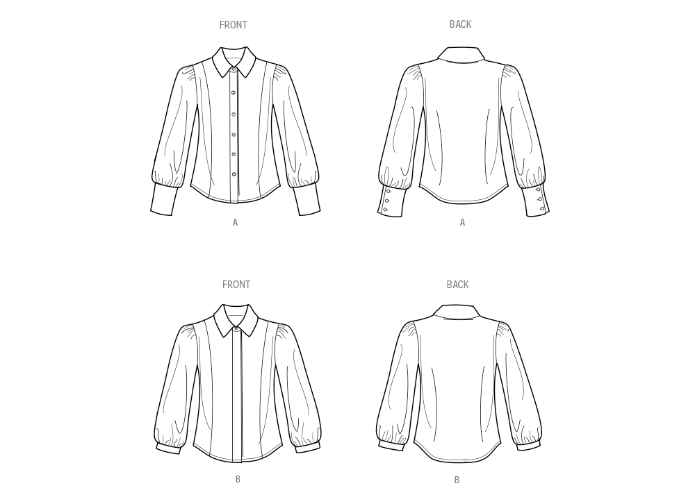 Simplicity Misses & Women's Blouses Sewing Pattern Guide S3002