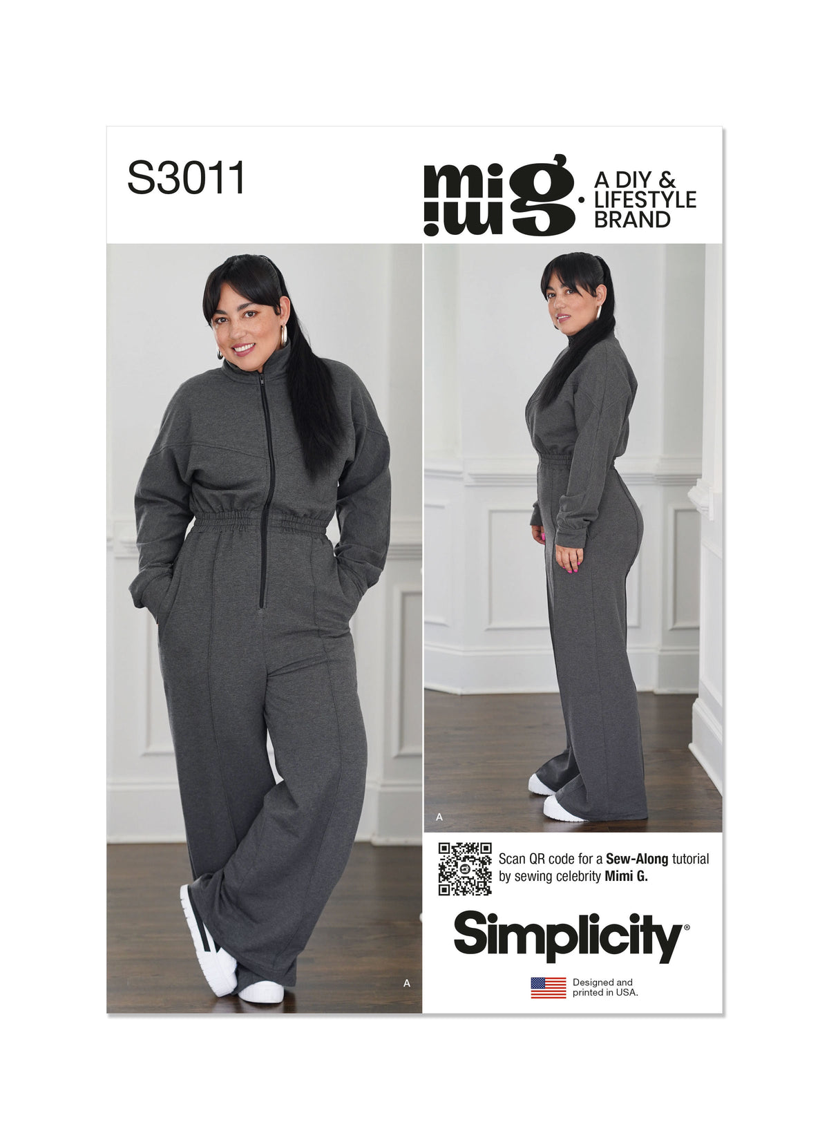 Simplicity Misses & Women's Jumpsuit Sewing Pattern by Mimi G S3011