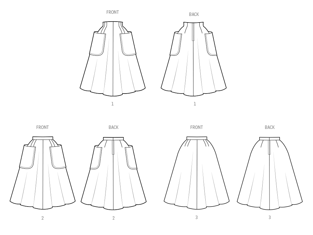 Simplicity Misses Skirts: Stylish Sewing Patterns S3016