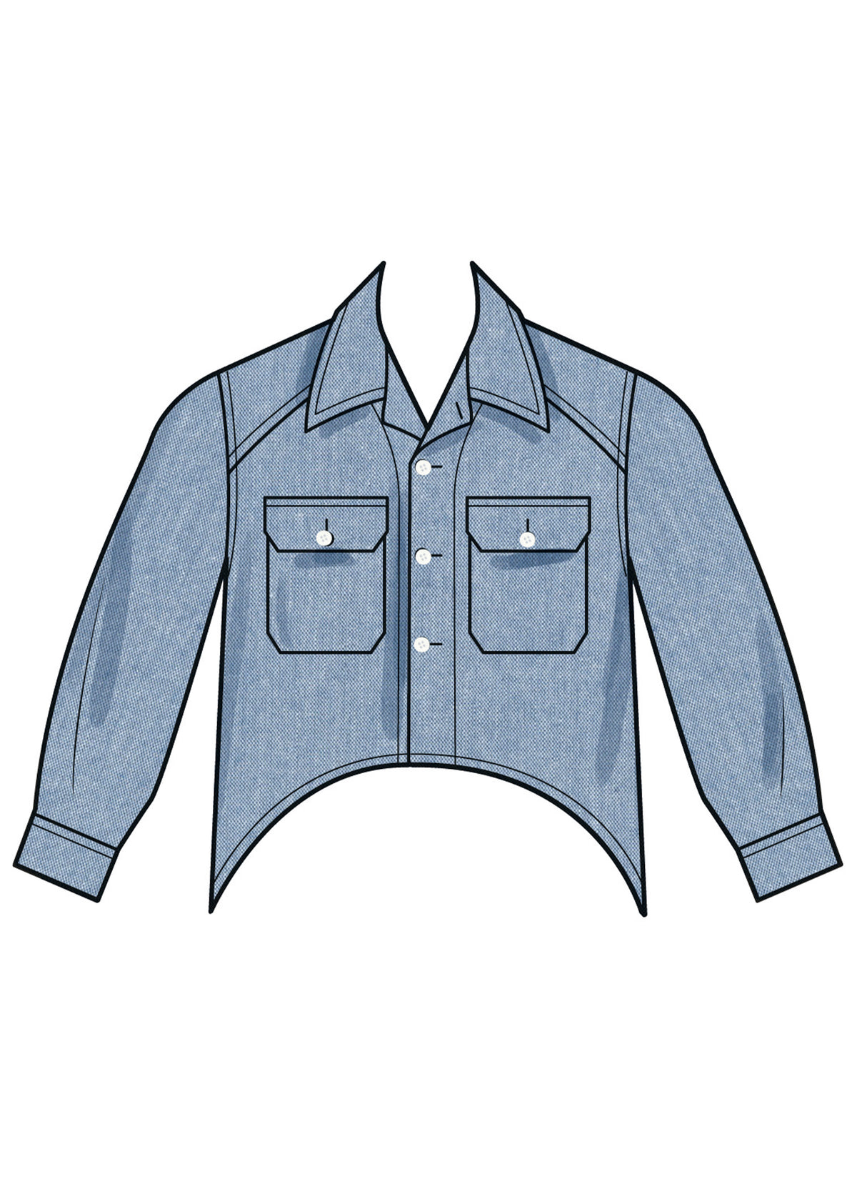 Simplicity Unisex Adaptive Shacket Sewing Pattern S3019A