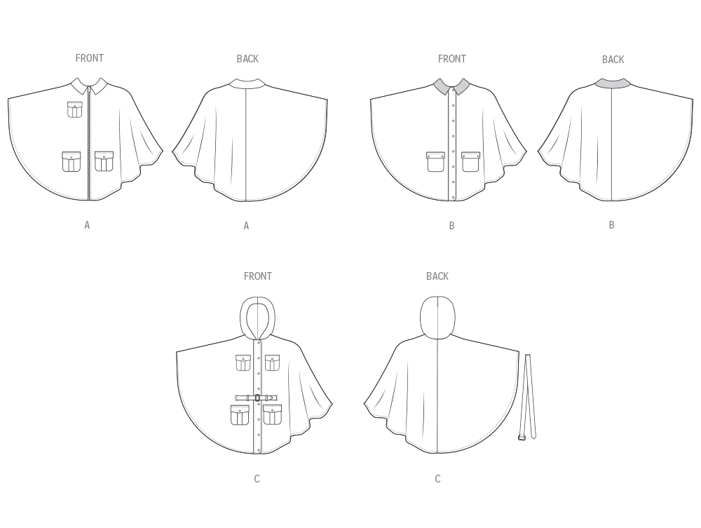 Simplicity Misses Capes: Stylish Sewing Pattern Guide S3033A