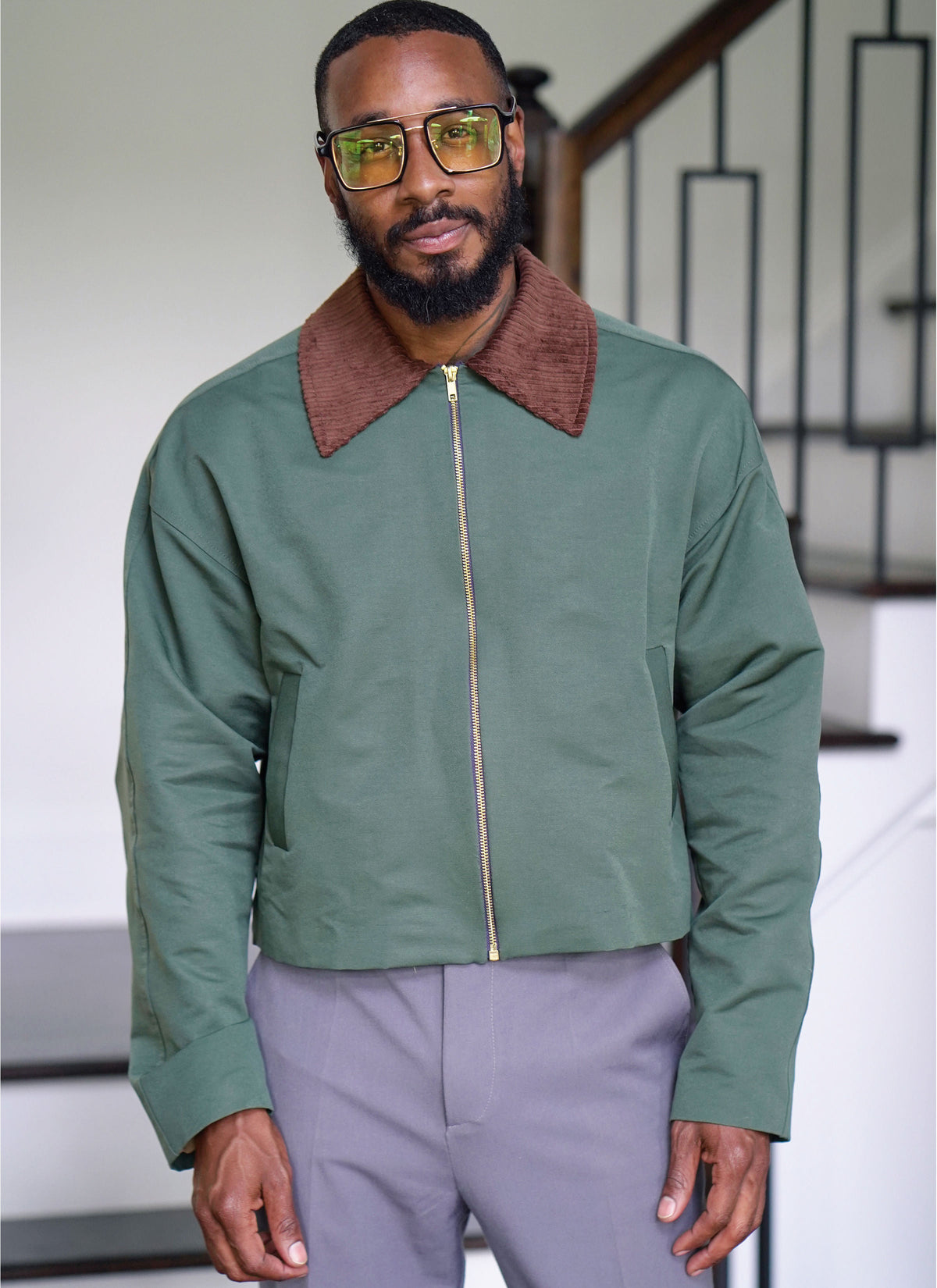 Simplicity Men's Jacket Sewing Pattern by Norris Dánta Ford S3038A