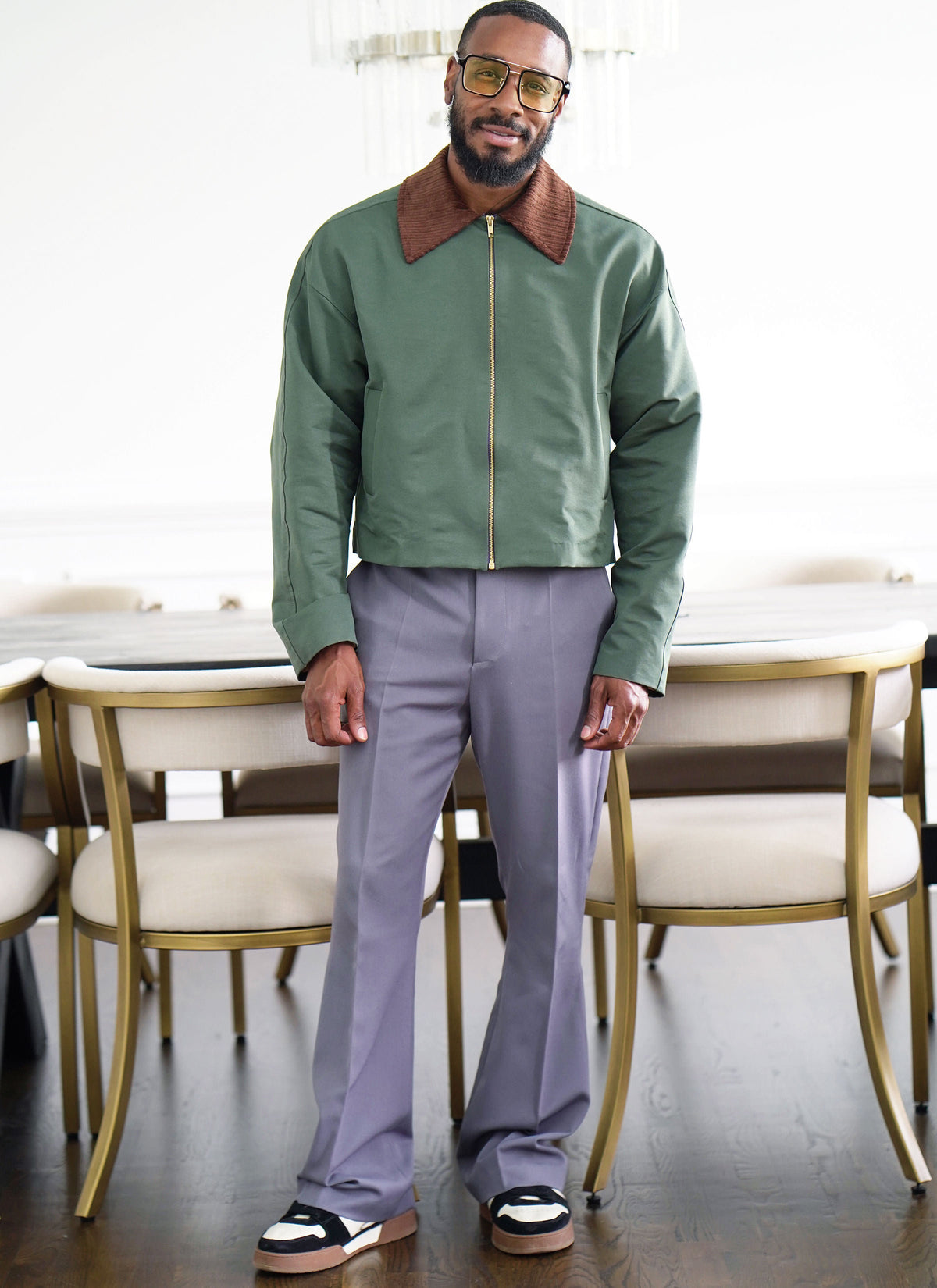 Simplicity Men's Jacket Sewing Pattern by Norris Dánta Ford S3038A